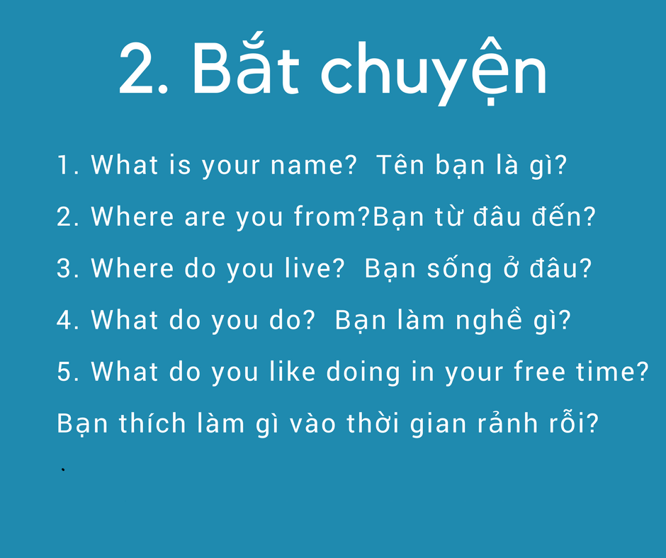 MẪU CÂU GIAO TIẾP ĐƠN GIẢN