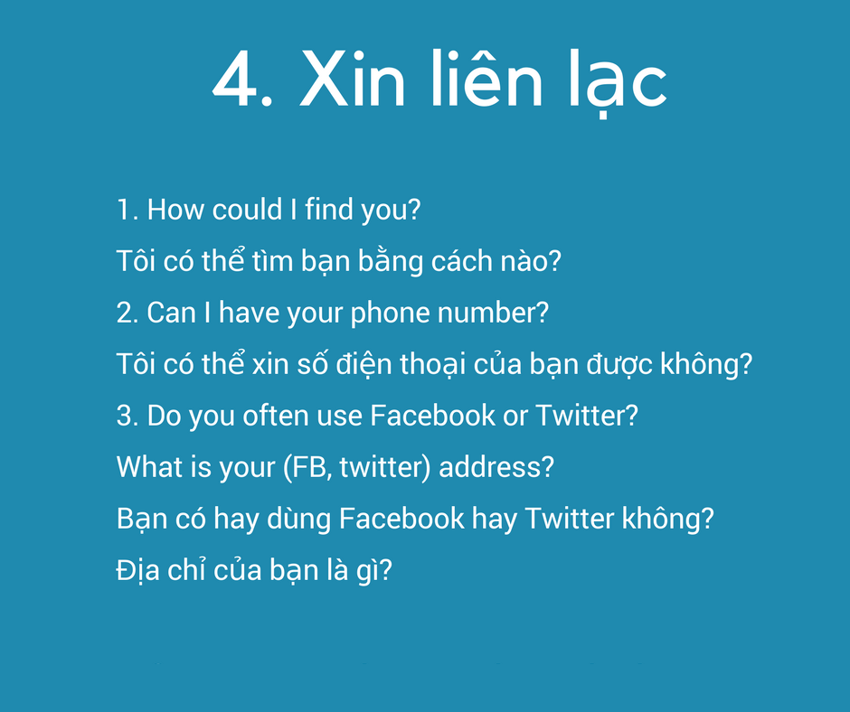 MẪU CÂU GIAO TIẾP ĐƠN GIẢN