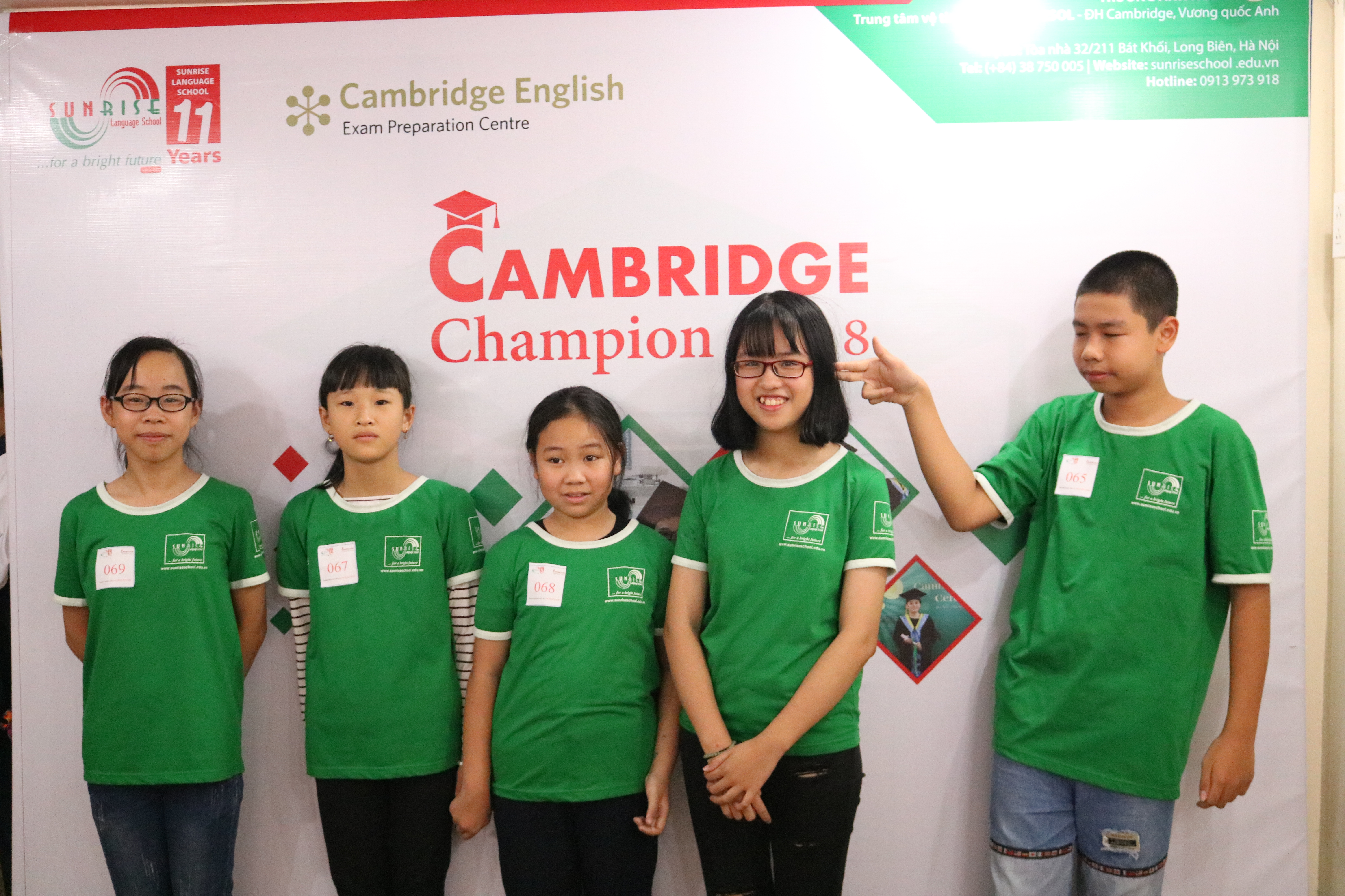 NHỮNG NHÀ VÔ ĐỊCH CAMBRIDGE CHAMPION CỦA SLS