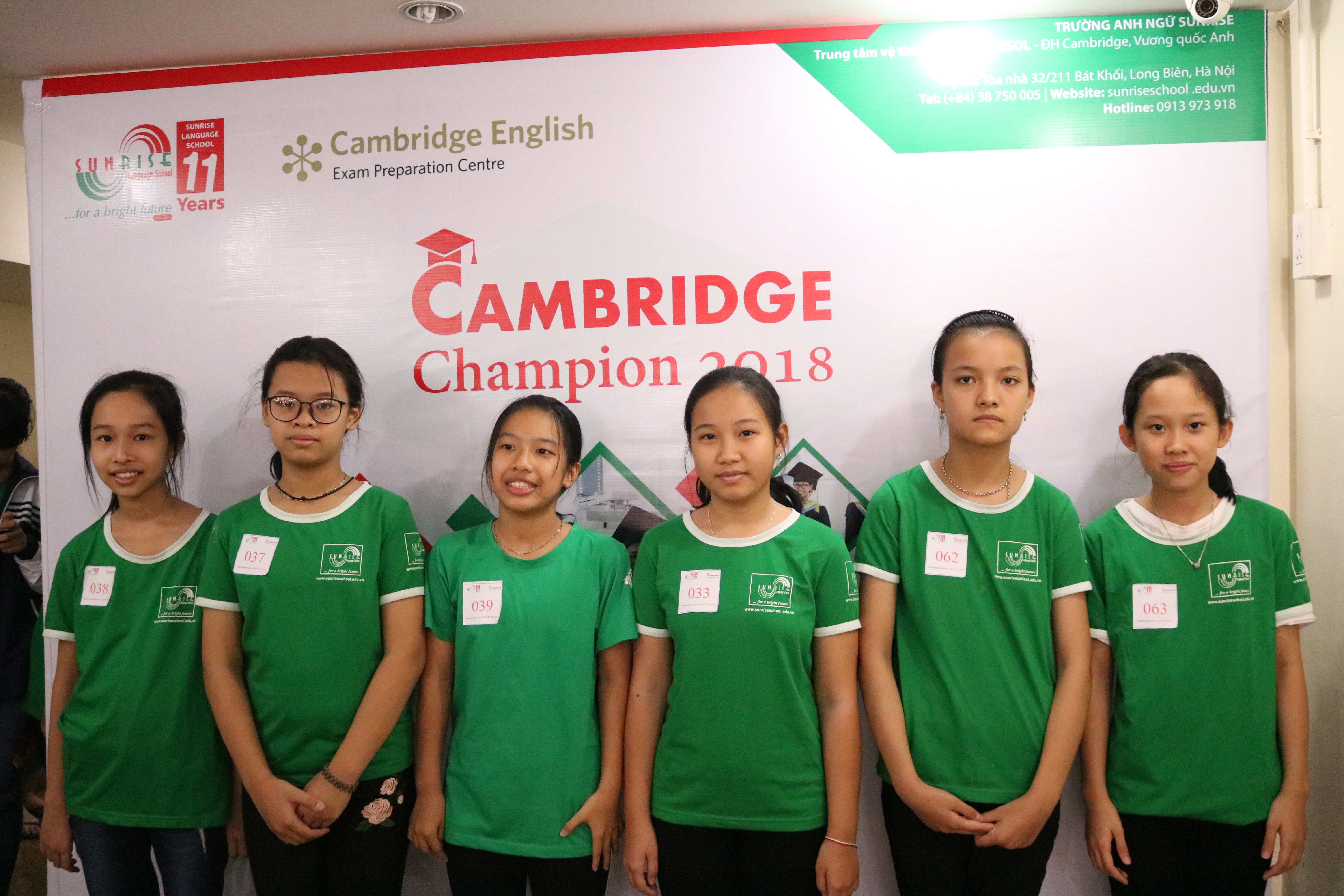 NHỮNG NHÀ VÔ ĐỊCH CAMBRIDGE CHAMPION CỦA SLS