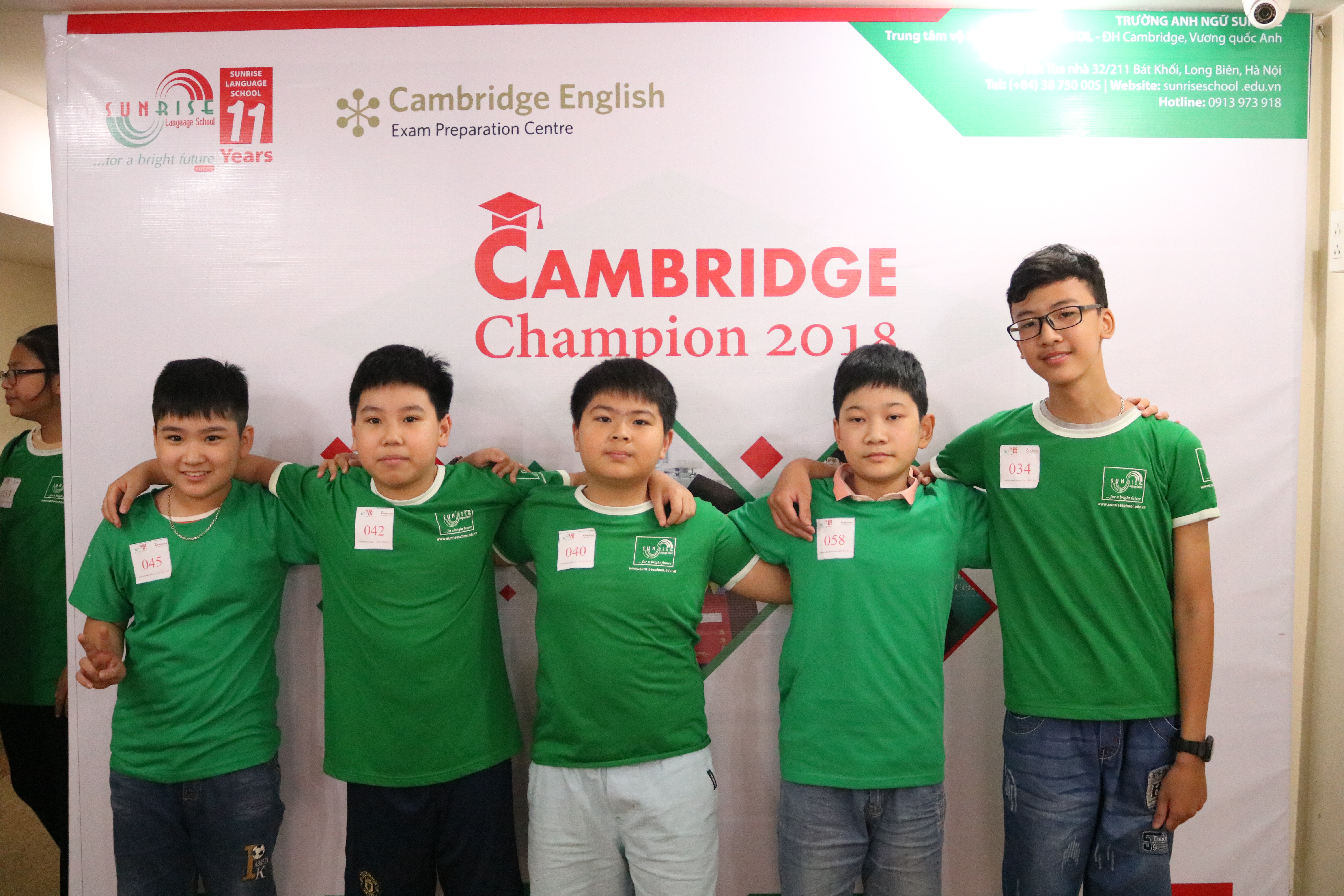 NHỮNG NHÀ VÔ ĐỊCH CAMBRIDGE CHAMPION CỦA SLS