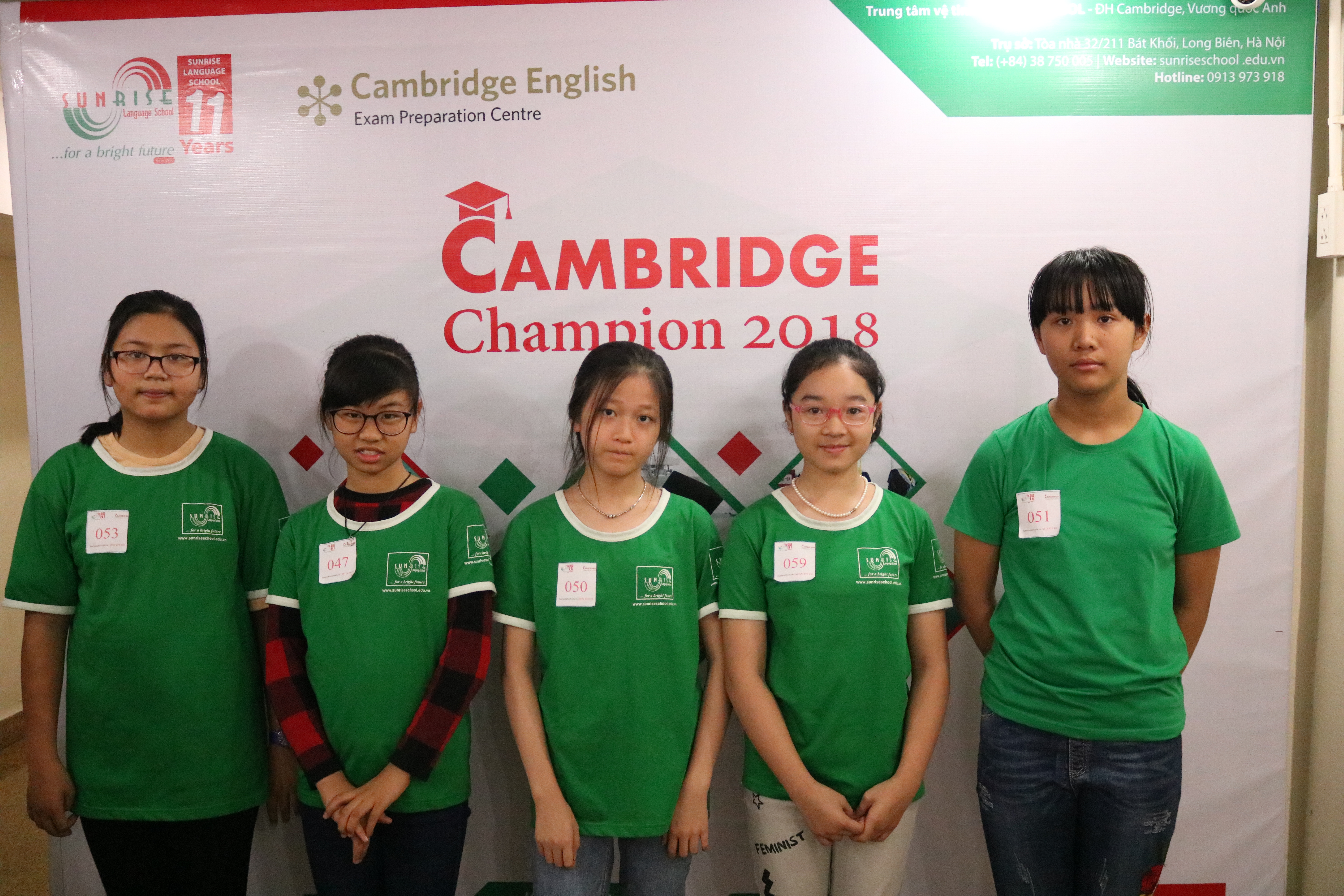 NHỮNG NHÀ VÔ ĐỊCH CAMBRIDGE CHAMPION CỦA SLS