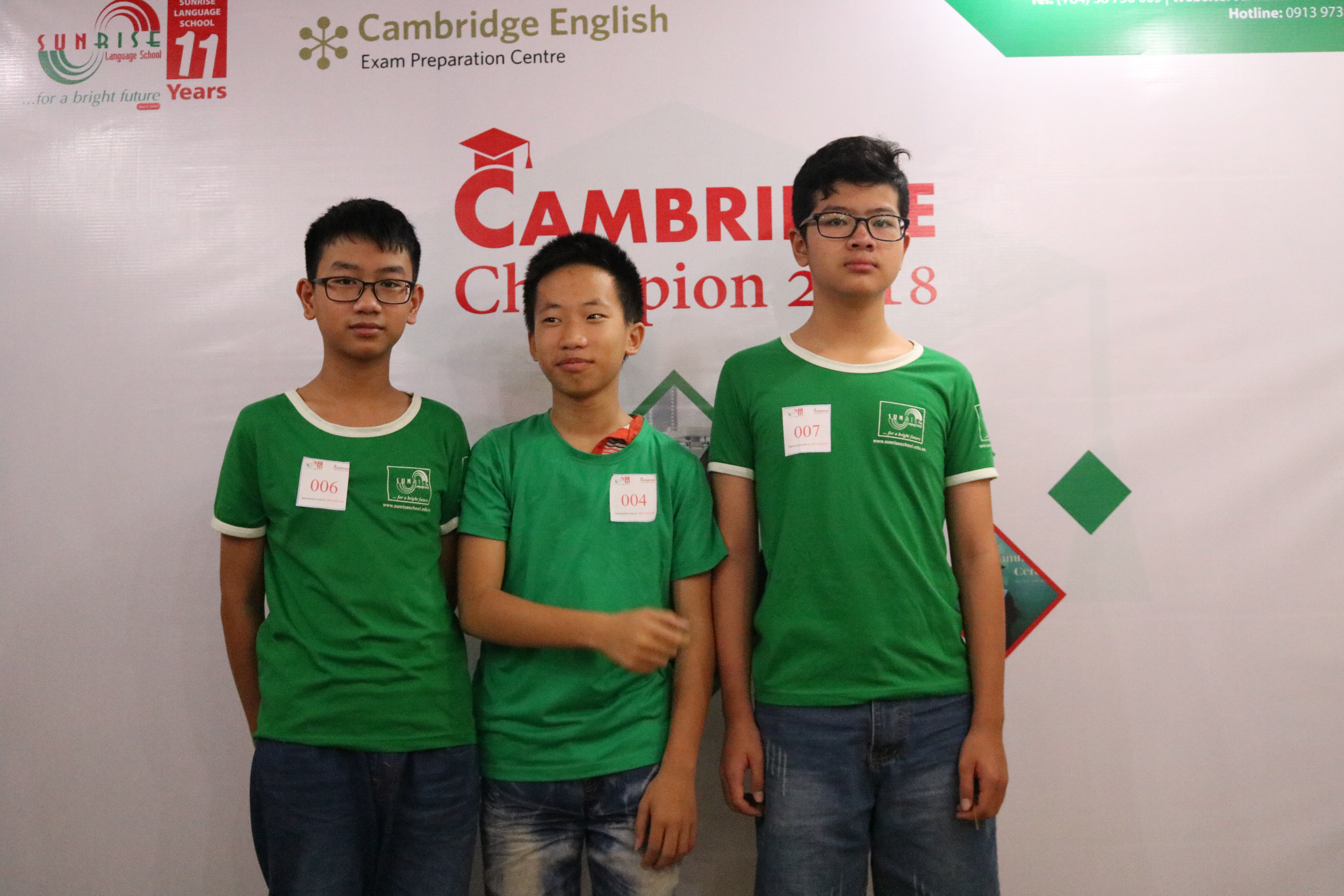 NHỮNG NHÀ VÔ ĐỊCH CAMBRIDGE CHAMPION CỦA SLS