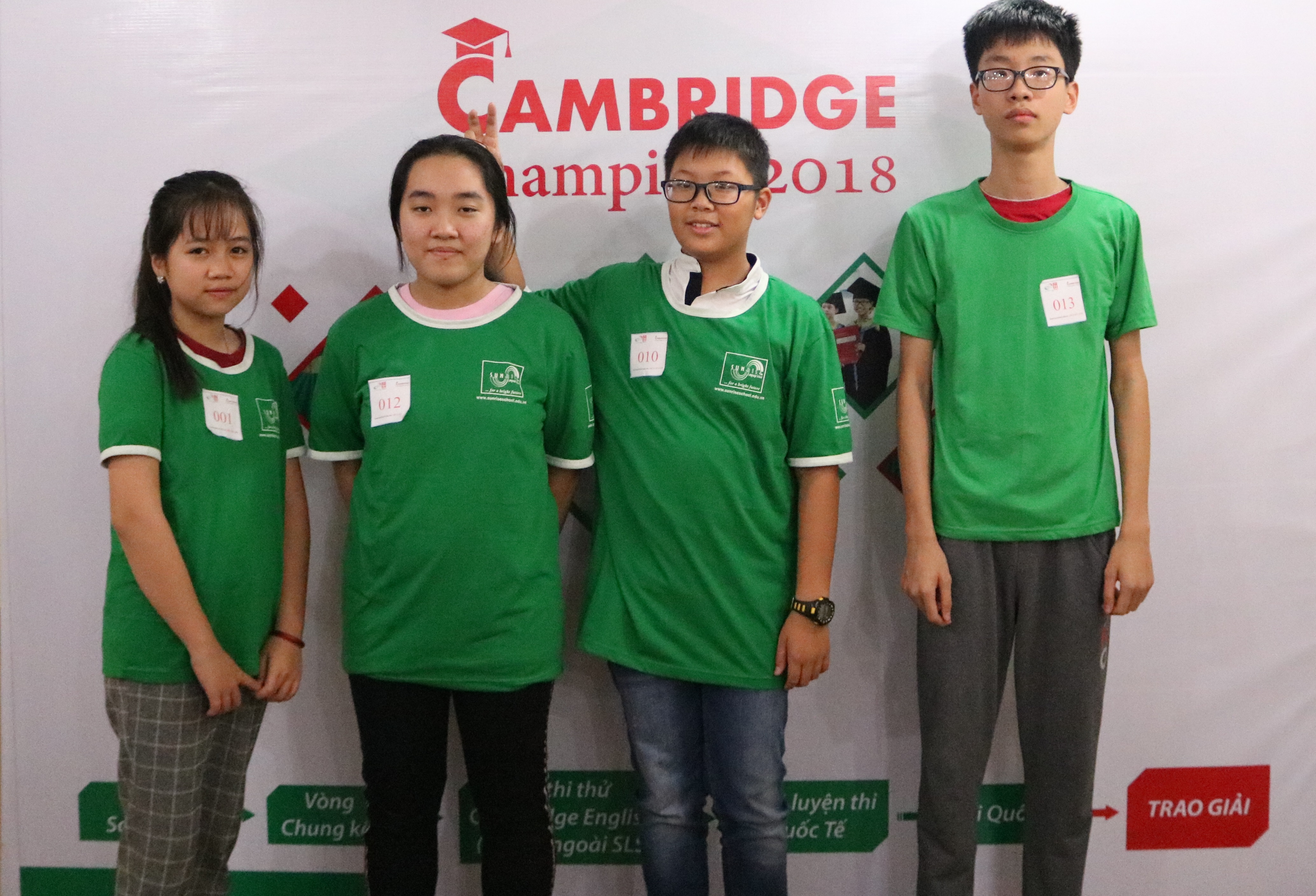 NHỮNG NHÀ VÔ ĐỊCH CAMBRIDGE CHAMPION CỦA SLS