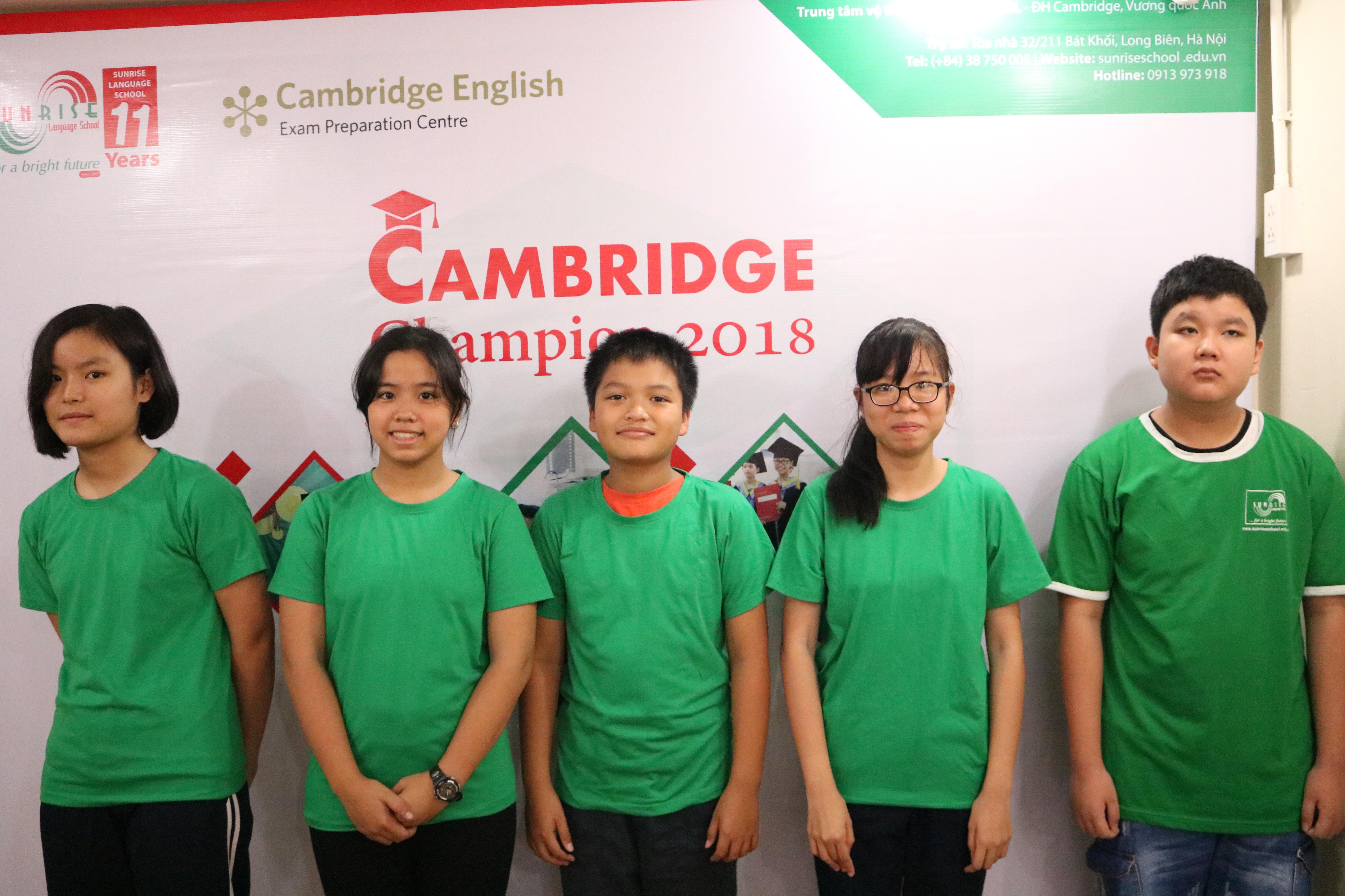 NHỮNG NHÀ VÔ ĐỊCH CAMBRIDGE CHAMPION CỦA SLS