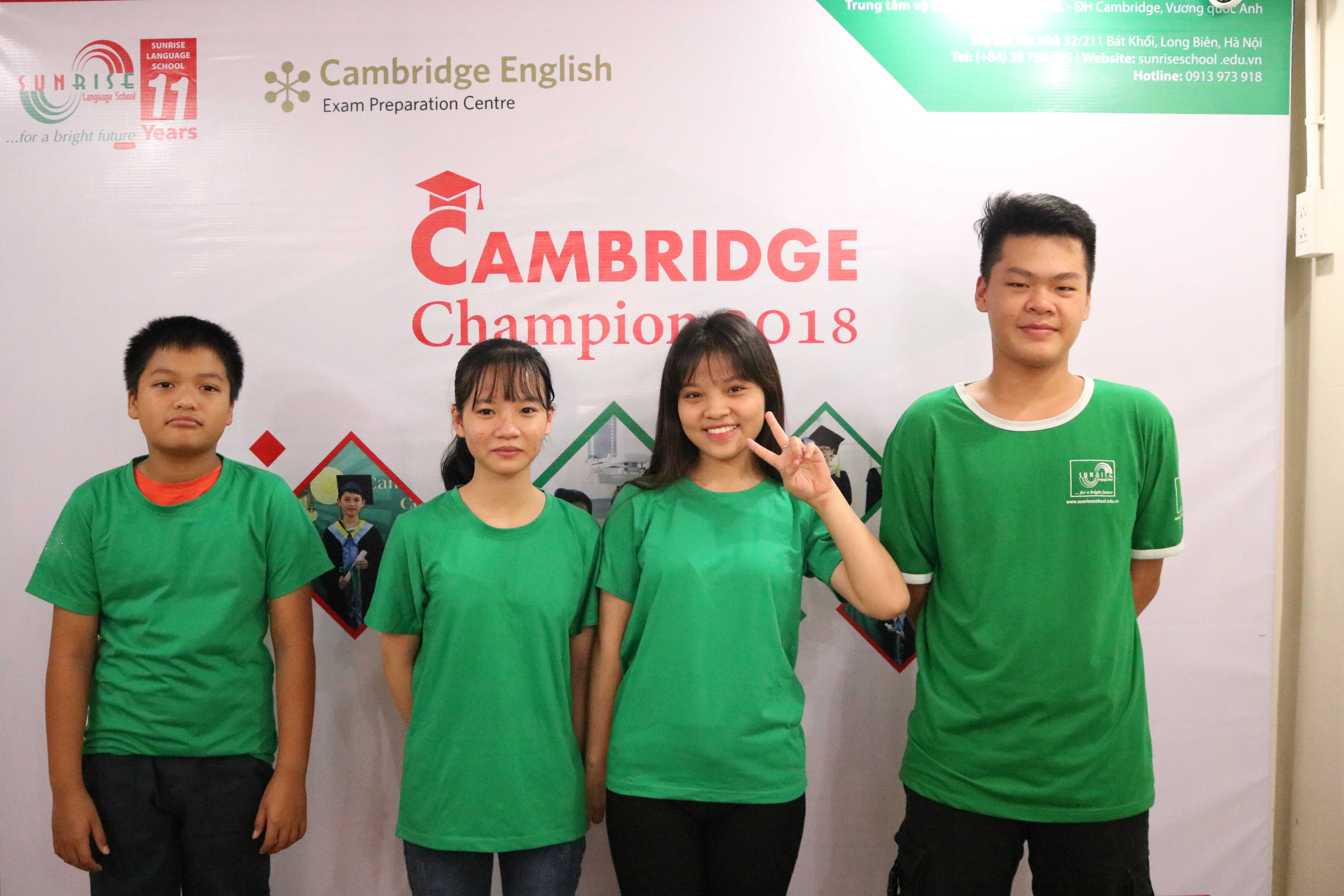 NHỮNG NHÀ VÔ ĐỊCH CAMBRIDGE CHAMPION CỦA SLS