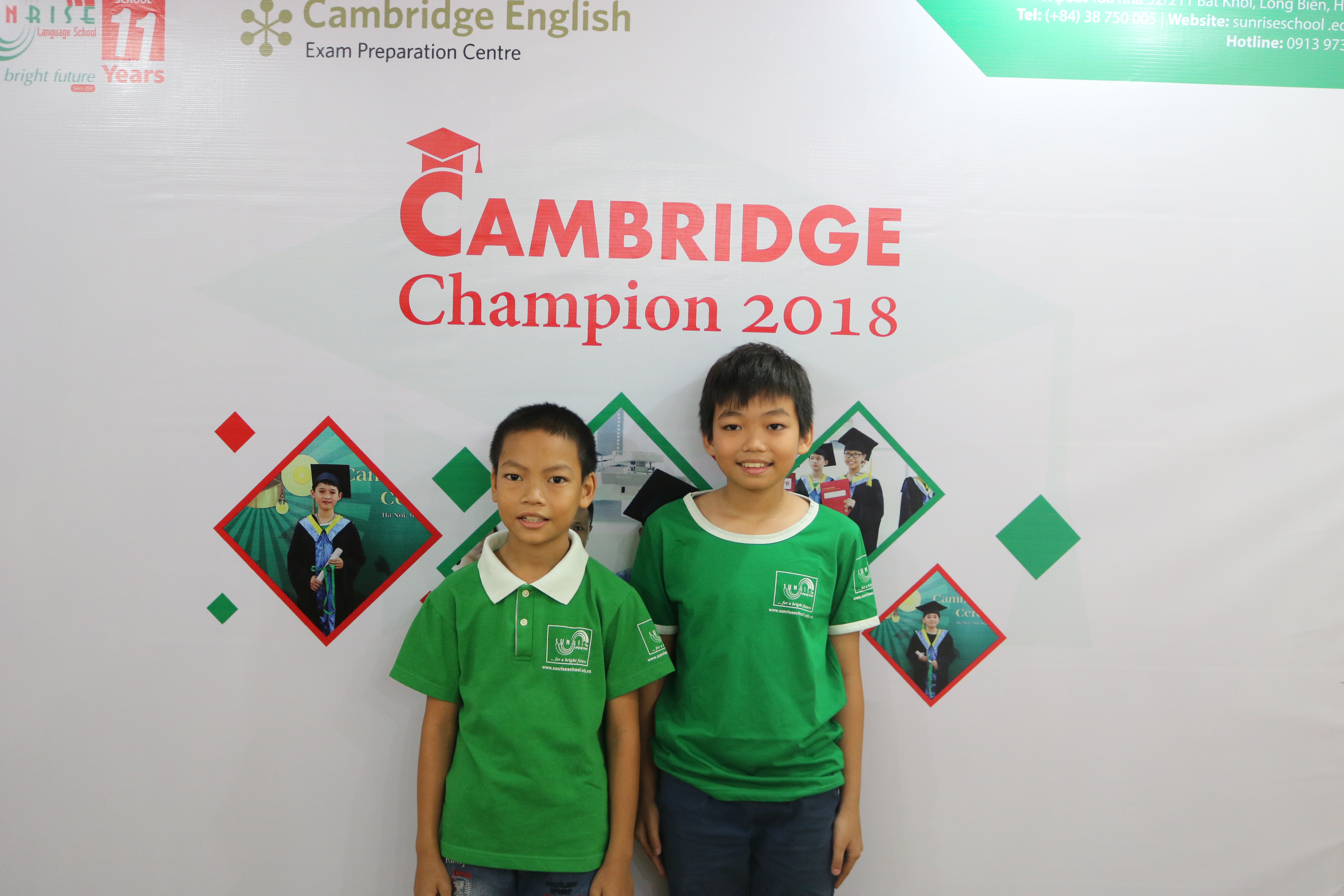 NHỮNG NHÀ VÔ ĐỊCH CAMBRIDGE CHAMPION CỦA SLS